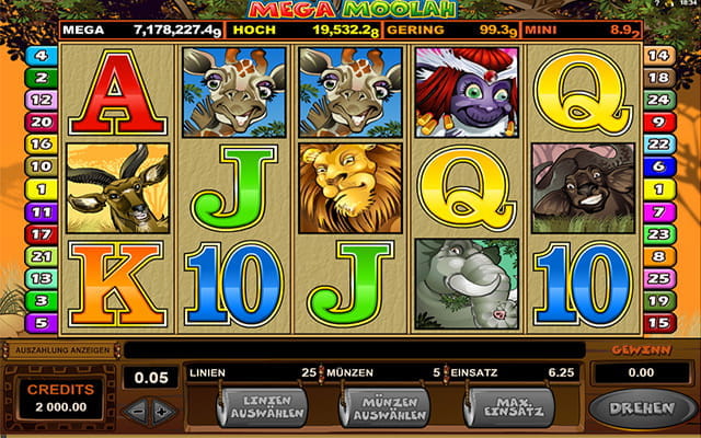 Einer der bekanntesten Progressive Jackpot Slots ist der Mega Moolah