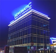 Der Hauptsitz des Unternehmens Novomatic