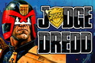 Das Logo des Judge Dredd Slots.