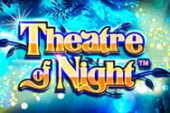 Das Logo des Theatre of Night Slots.
