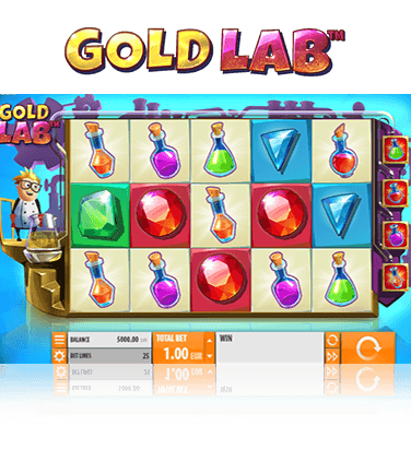 Der Spielablauf des Gold Lab Slots.