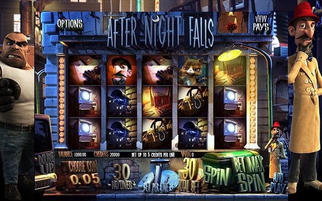 A preview of the slot game After Night Falls.