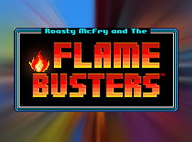 The Flame Busters game logo.