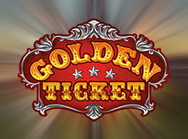 The Golden Ticket slot game logo and free demo.