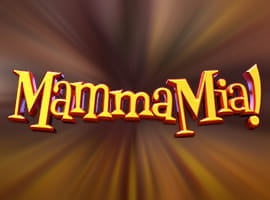 The Mamma Mia slot game logo.