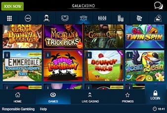 Overview of Slots on the Gala Casino App