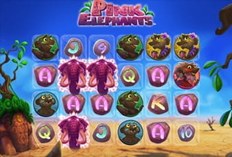 The mobile slot Pink Elephants available at InterCasino