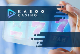 The Kaboo website on mobile, with an overlay QR code