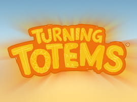 The Turning Totems slot game logo.