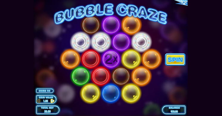 Bubble Craze is an Unusual Slot