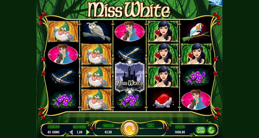 Miss White IGT Slot