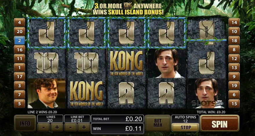 King Kong Slot by Playtech