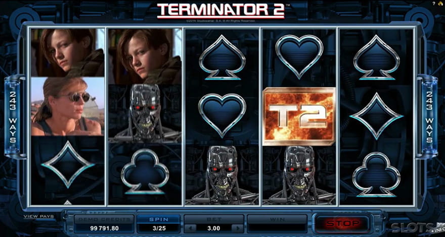 Terminator 2 Slot by Microgaming