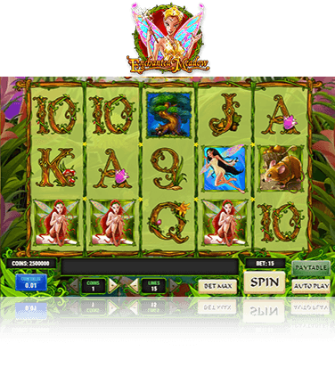 In-game view of Enchanted Meadow slot