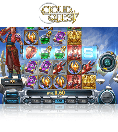 In-game view of Cloud Quest slot