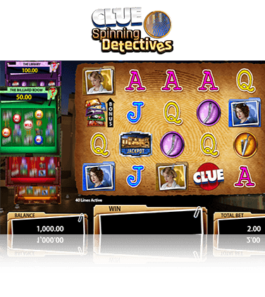 CLUEDO Spinning Detectives Game