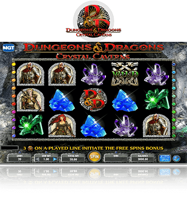 Dungeons & Dragons Crystal Caverns Game