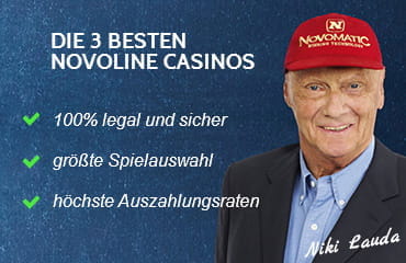 Die drei wichtigsten Argumente für das Online Spiel bei diesen drei Novoline Casinos