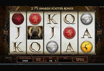 Ein Standardspiel in Game of Thrones 243 Ways