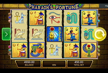 Pharaoh’s Fortune Slot ist vollständig kompatibel für mobiles Spielen