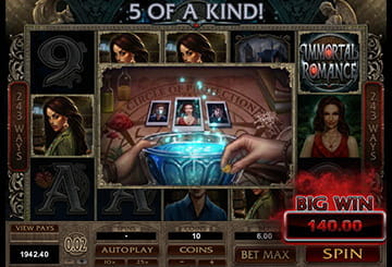 Der große Gewinn in Immortal Romance
