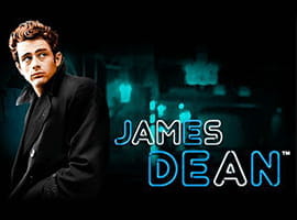 Der James Dean Spielautomat von NextGen dreht sich um den Kult-Schauspieler.
