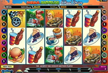 Mega Moolah 5 Reel Drive