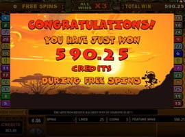 Großer Gewinn im Mega Moolah Slot