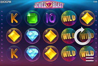 Der Jewel Blast Slot kurz vor dem großen Gewinn.