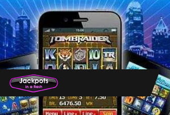 Der QR Code zur mobilen Seite von Jackpots In A Flash Casino
