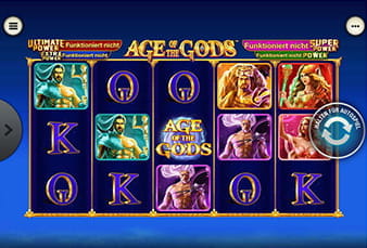 Die mobile Variante des beliebten Slots Age of the Gods.