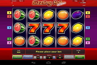 Sizzling Hot Mobile Spielversion