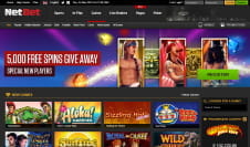 Die Startseite des NetBet Casinos
