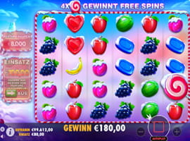 A Big Win on the Sweet Bonanza Xmas Slot Machine