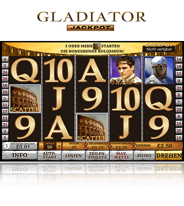 PlayTech Gladiator Jackpot Spiel