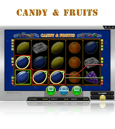 Merkur Candy & Fruits Spiel