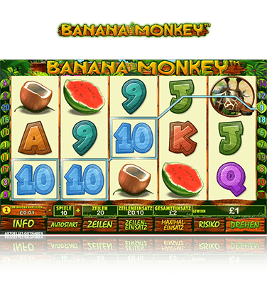 Banana Monkey Spiel