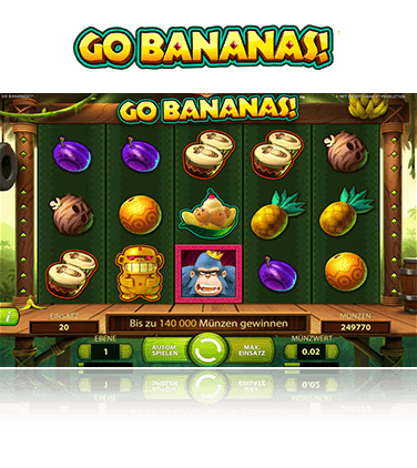 NetEnt Go Bananas Spiel