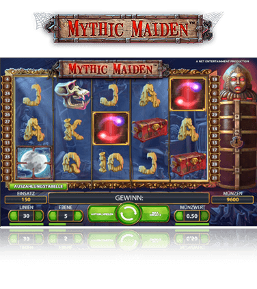 NetEnt Mythic Maiden Spiel