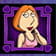 Das Bild zeigt Lois in lila. 