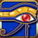 Das Bild zeigt ein ägyptisches Auge. 