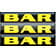 Das Bild zeigt das dreifache Bar Symbol. 
