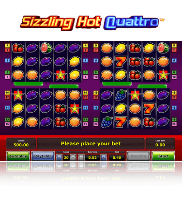 Sizzling Hot Quattro Sofortspiel