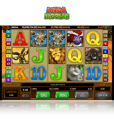 Microgaming Mega Moolah Spiel