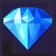 Diamant-Symbol im Slot Doubles.