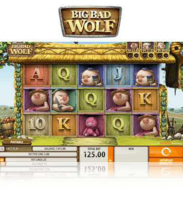 Der Spielablauf des Big Bad Wolf Slots.