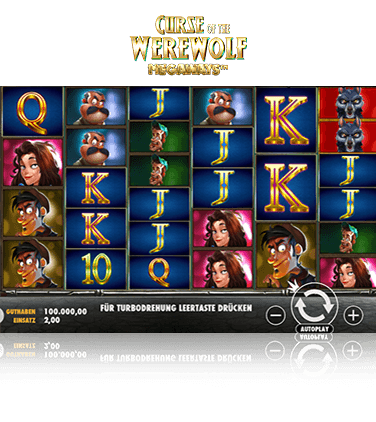 Curse of the Werewolf Megaways Spielautomat