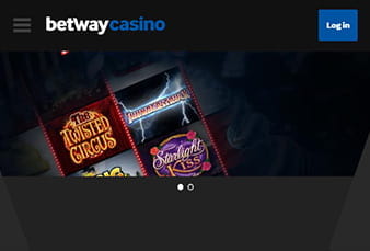 Imagen de presentación del casino Betway móvil.