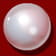 Símbolo de una perla blanca.