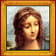 Símbolo de la Virgen extraído de uno de los cuadros de Leonardo.